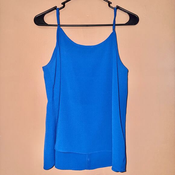 Cynthia Rowley Women's Blue Button Down Sleeveless Blouse - Size Large - Picture 4 of 6